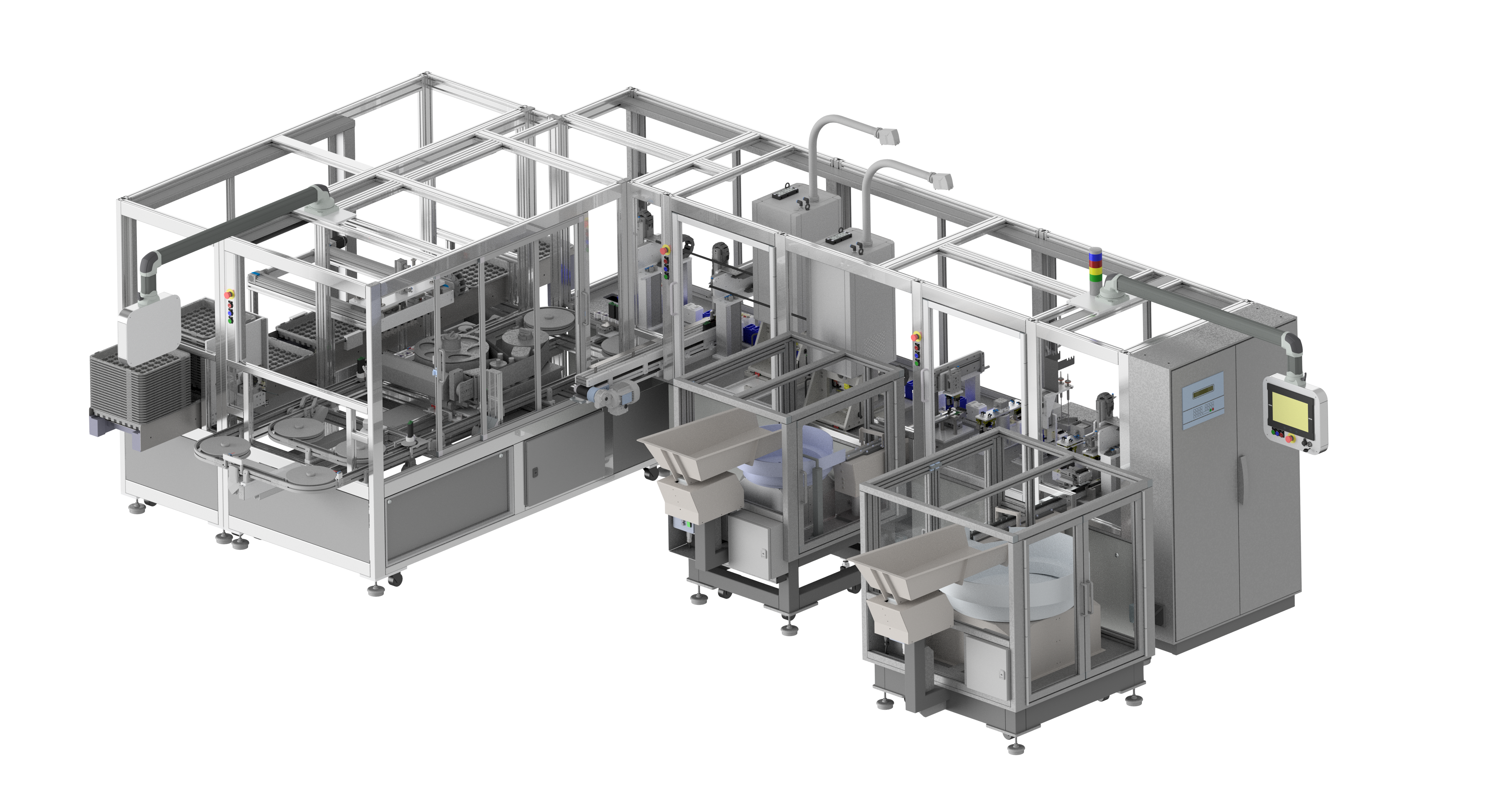 Render of an automation system